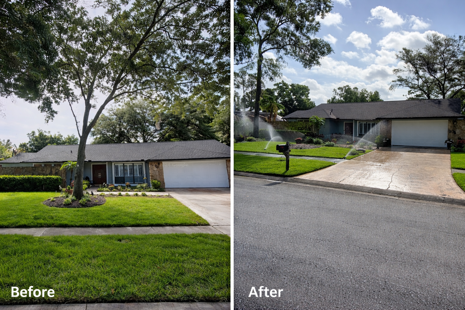 Residential landscaping and tree pruning